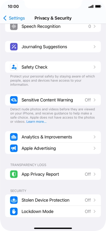 Press Sensitive Content Warning.
