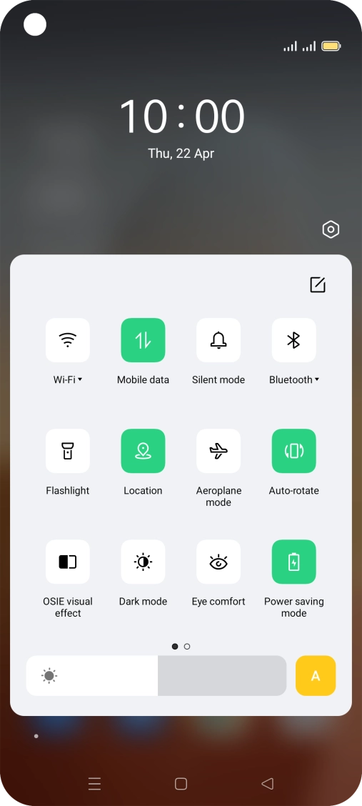 Press the Home key to return to the home screen.