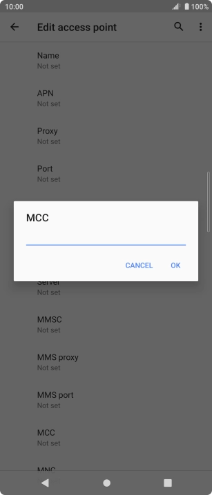 Key in 234 and press OK.