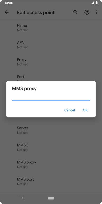 Key in 149.254.201.135 and press OK.