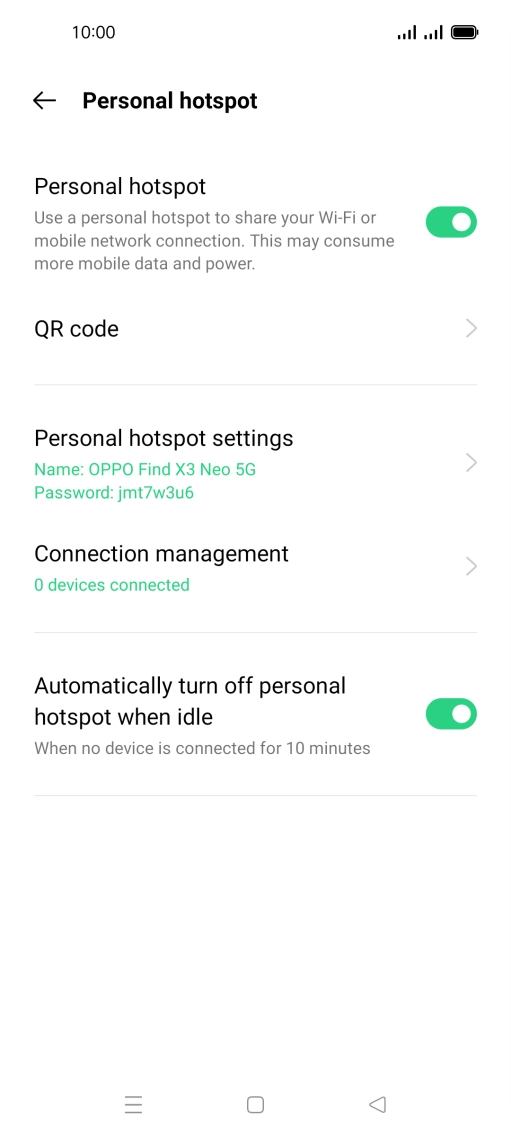 Press the Home key to return to the home screen.