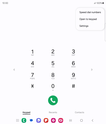 Press Settings.