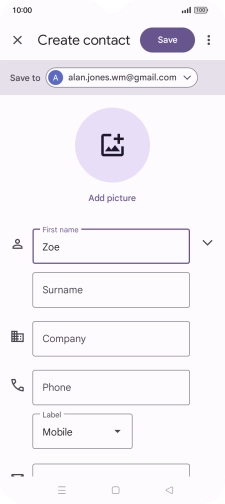 Press Surname and key in the required last name.