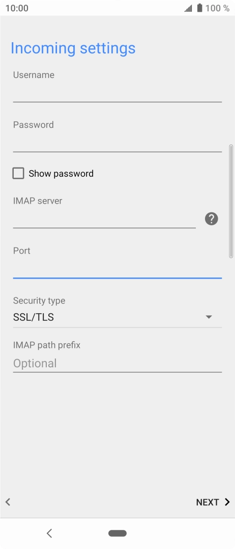Press the drop down list below 