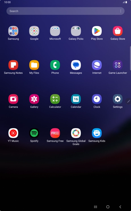 Press Play Store.