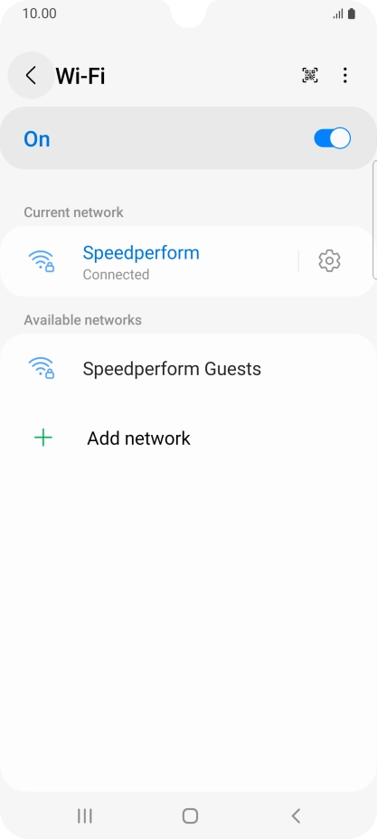 Press the Home key to return to the home screen.