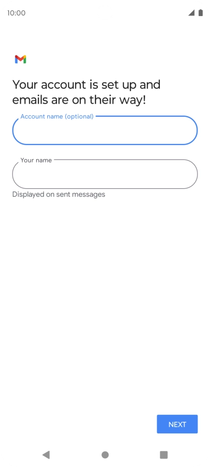 Press the field below 