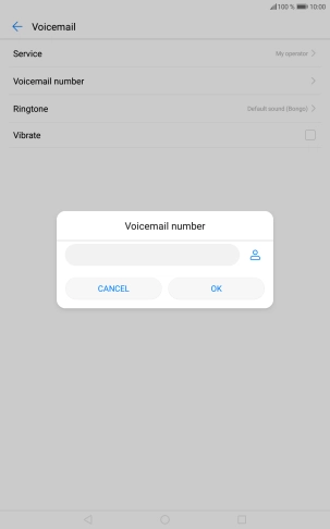 Key in +447953222222 and press OK.
