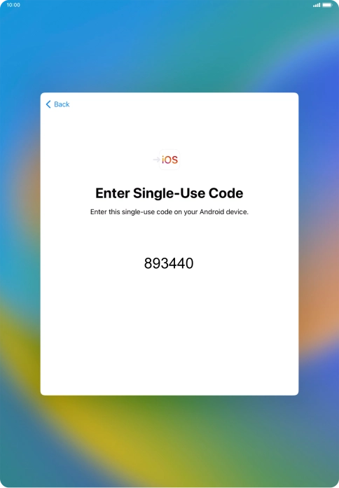 Follow the instructions on the screen and in the 