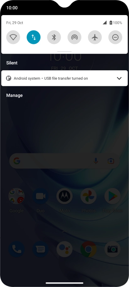 Press Android system.