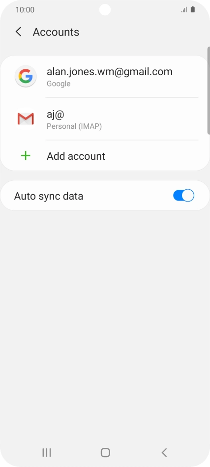 Press the Home key to return to the home screen.