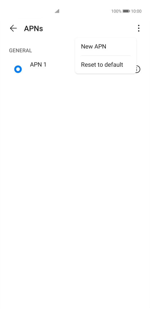 Press New APN.