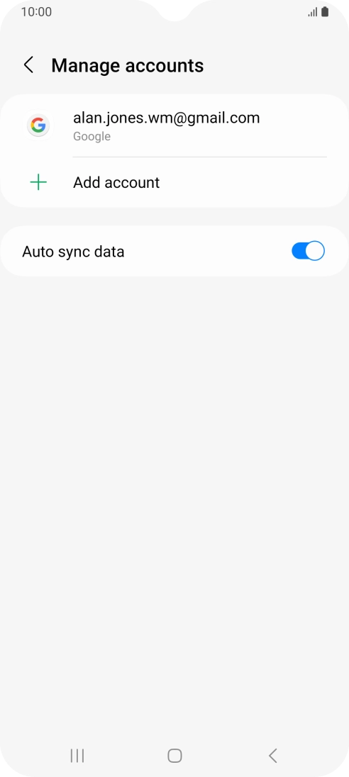 Press the Home key to return to the home screen.