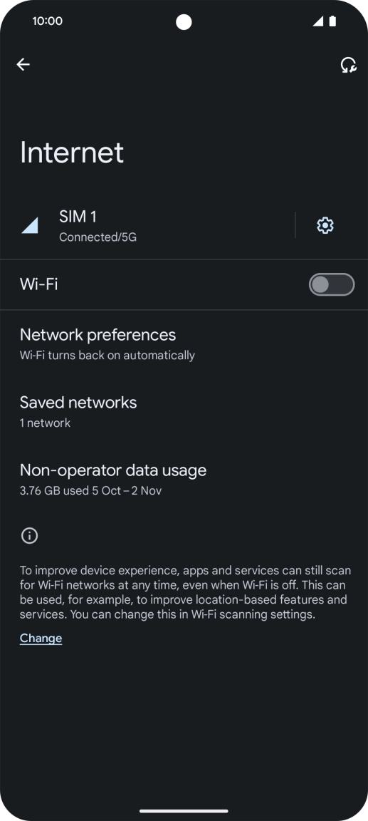Press the indicator to turn on the function.