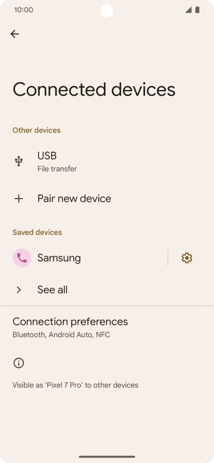 Slide your finger upwards starting from the bottom of the screen to return to the home screen.