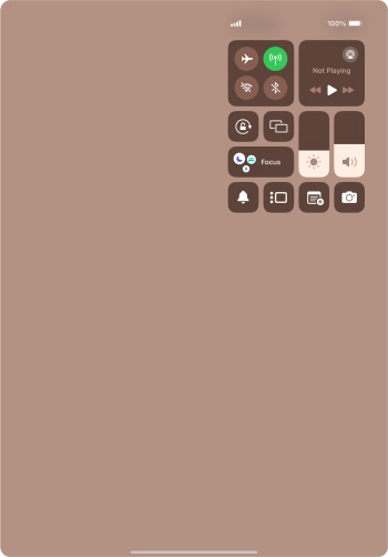 Press the sound mode icon to turn silent mode on or off.