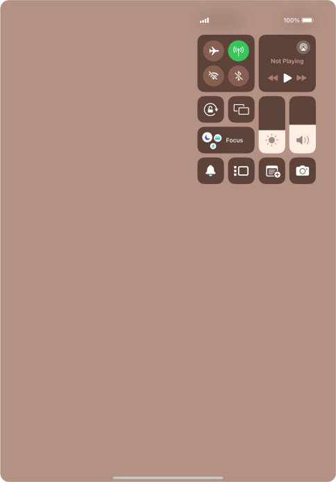 Press the sound mode icon to turn silent mode on or off.