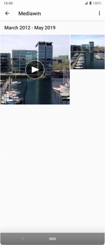 Press and hold the required picture or video clip.