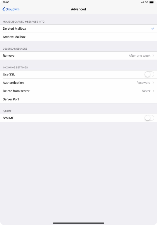 Press Authentication.