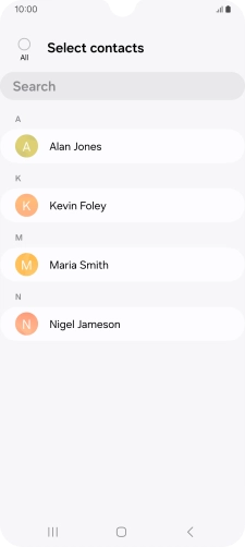 Press the field above 