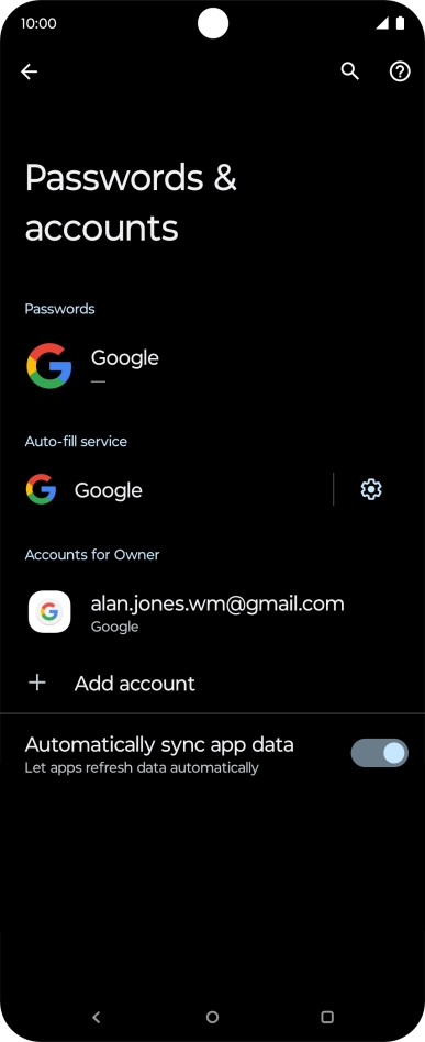 Press the Home key to return to the home screen.