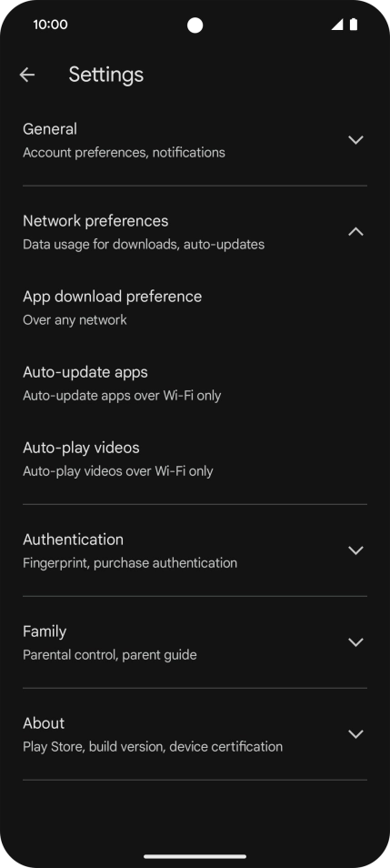 Press Auto-update apps.