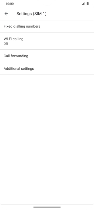 Press Additional settings.