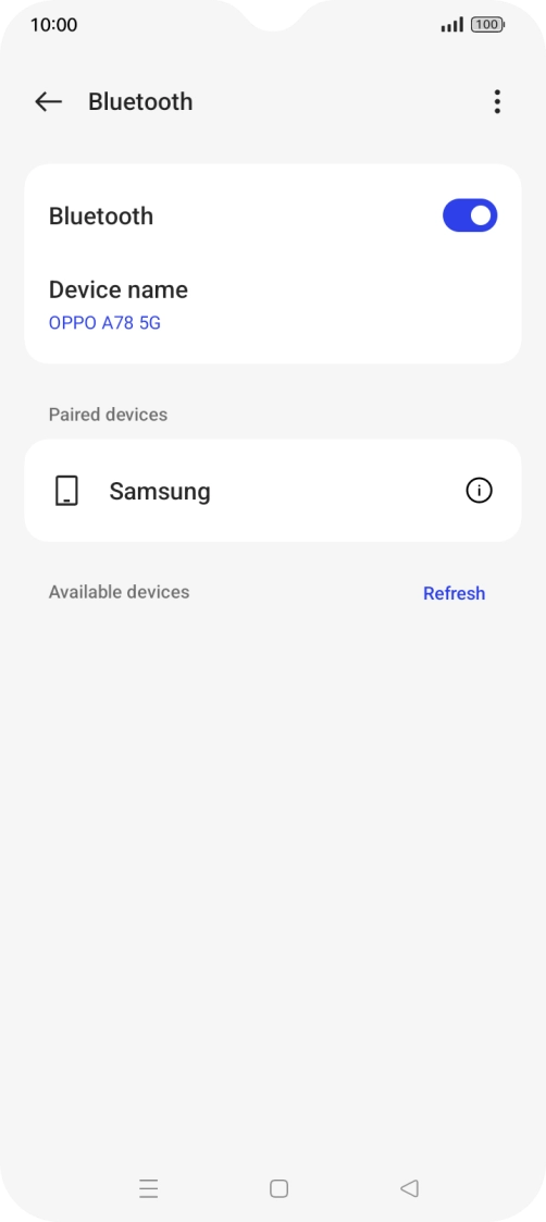 Press the Home key to return to the home screen.