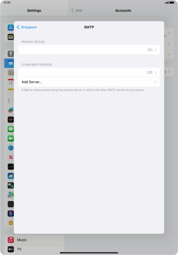 Press the field below 