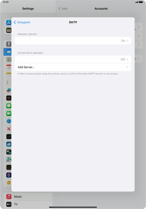 Press the field below 