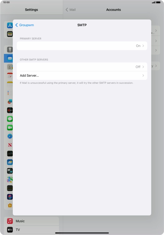 Press the field below 