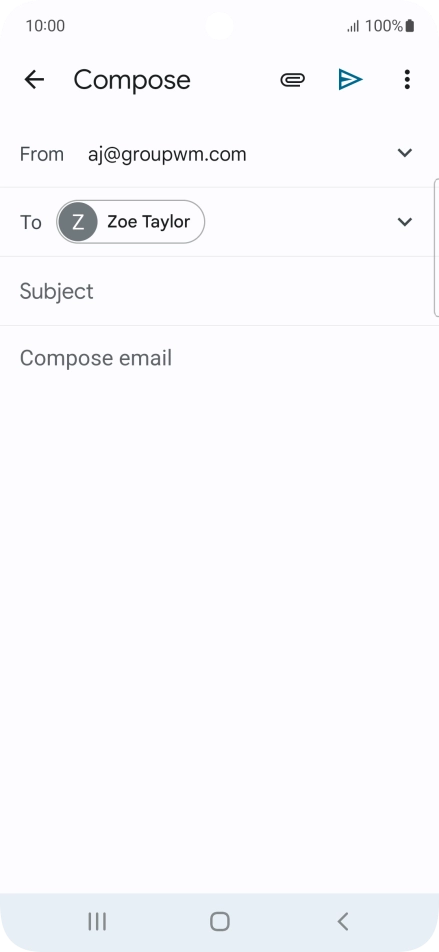 Press Subject and key in the required subject.