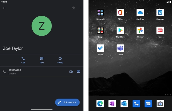 Slide your finger upwards starting from the bottom of the screen to return to the home screen.