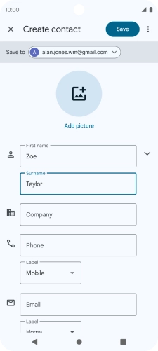 Press Phone and key in the phone number.