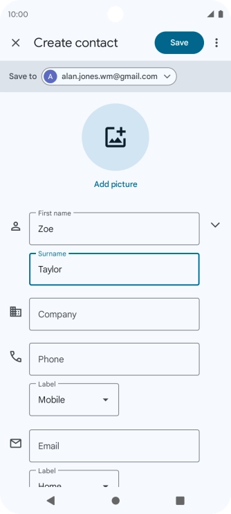 Press Phone and key in the phone number.