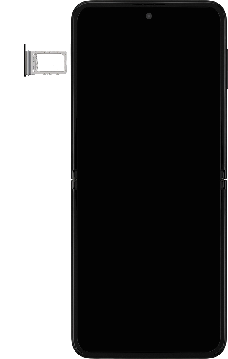 Turn your SIM so the angled corner of the SIM matches the angled corner of the SIM holder and place your SIM in the SIM holder.