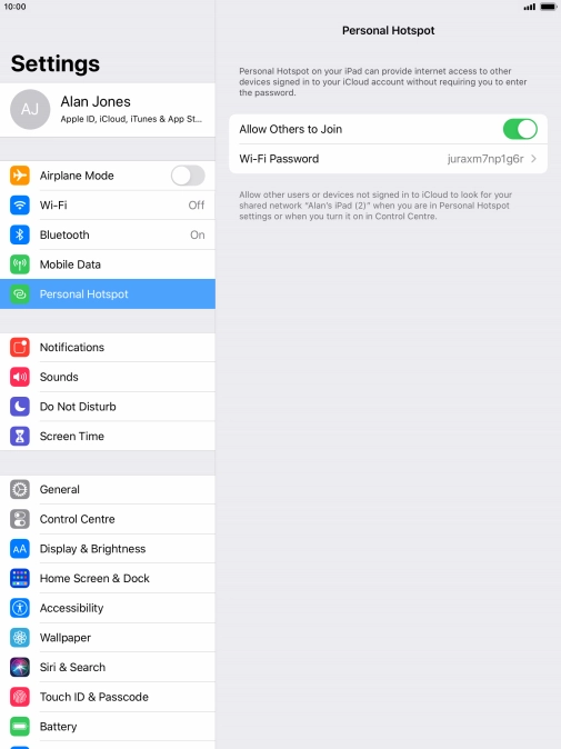 Press the Home key to return to the home screen.