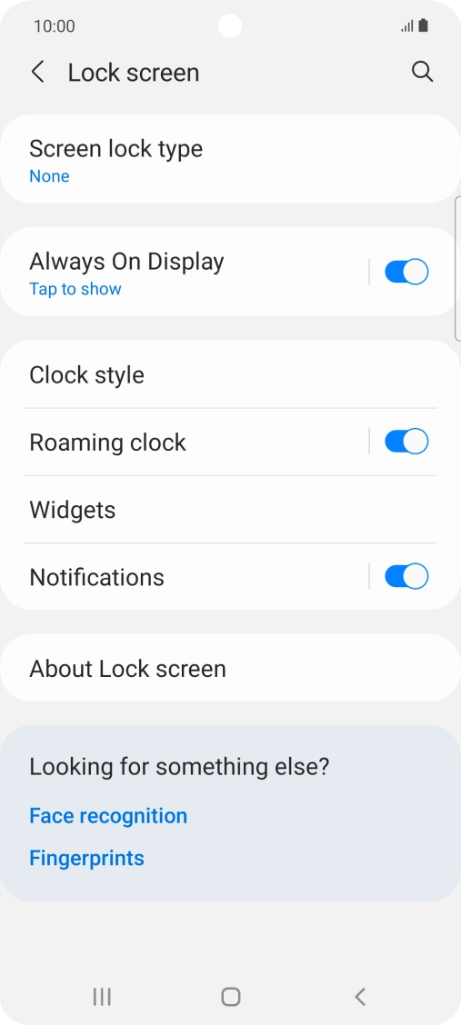 Press the Home key to return to the home screen.