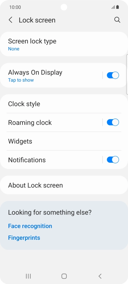 Press the Home key to return to the home screen.