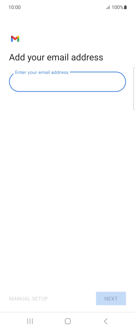 Press the field below 