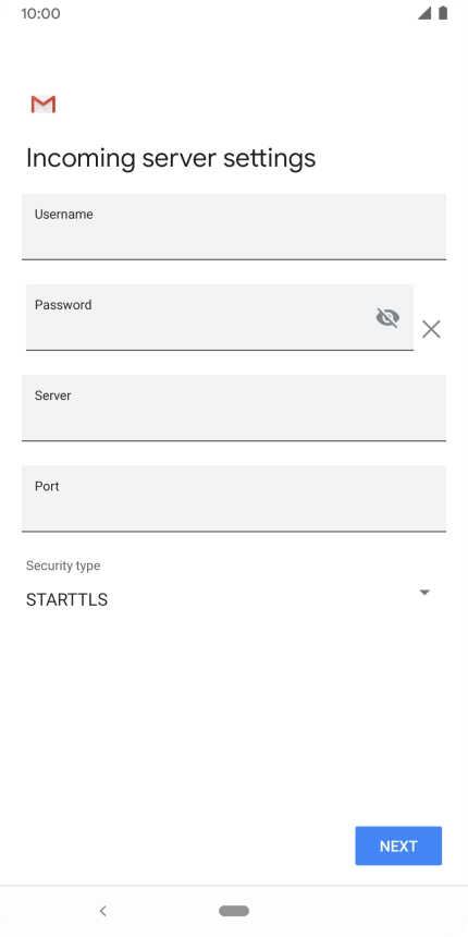 Press the field below 
