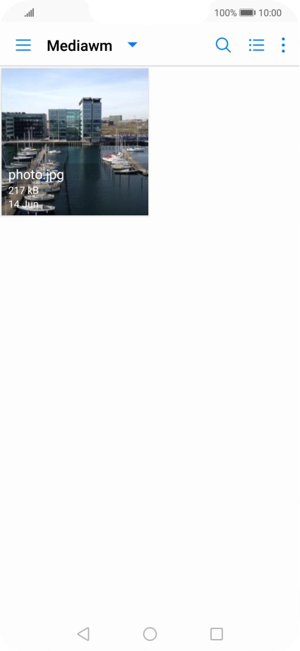 Press the required picture.