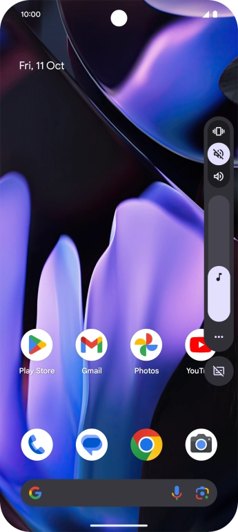 Press the sound icon to turn off the function.