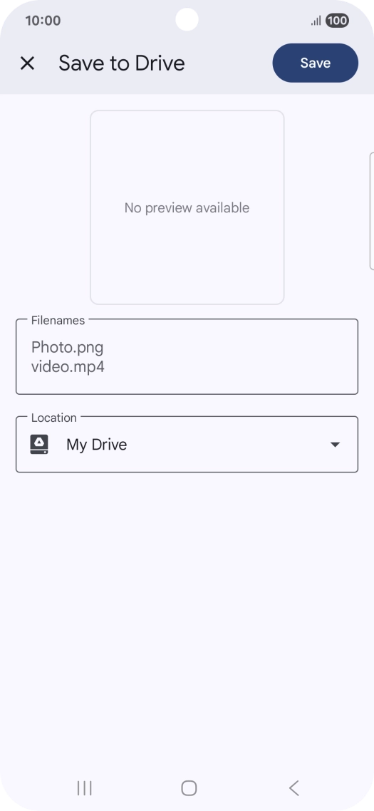 Press the field below 