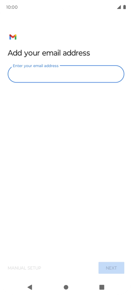 Press the field below 