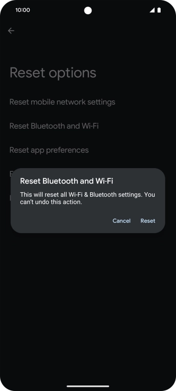 Press Reset.