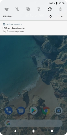 Press Tap for more options.