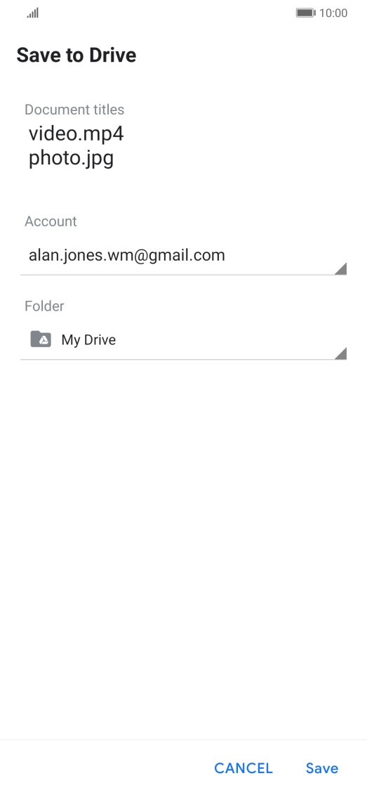 Press the field below 