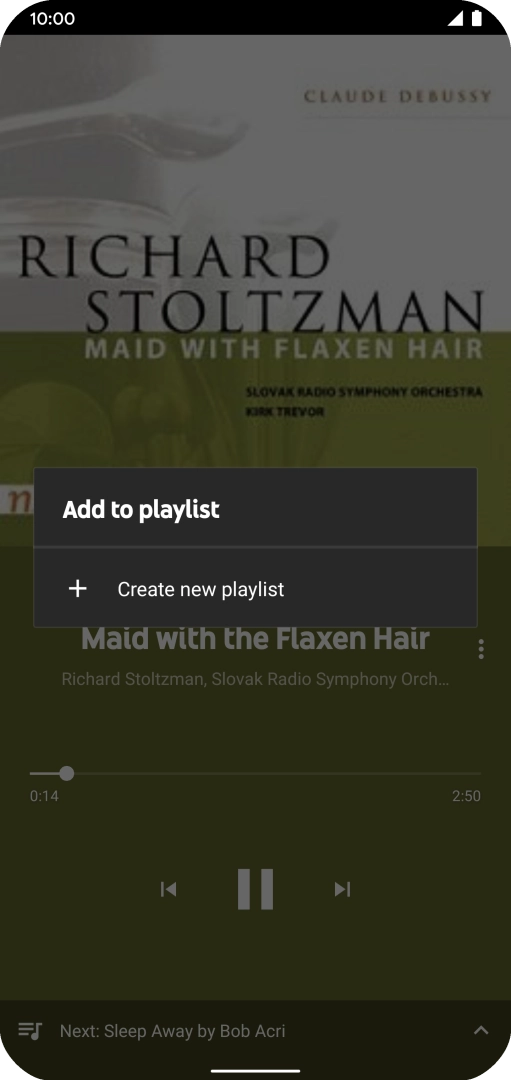 Press Create new playlist.