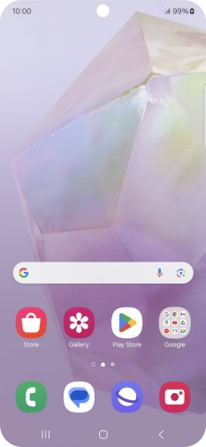 When the battery charging icon is displayed, charging is in progress.